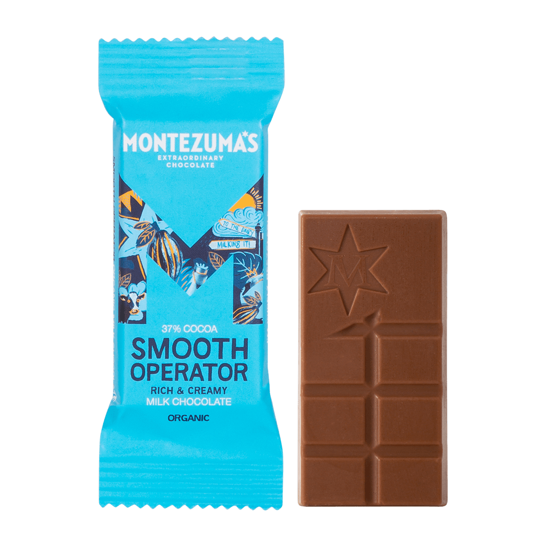 Montezumas Mini Bar – Økologisk Mælkechokolade 25 g