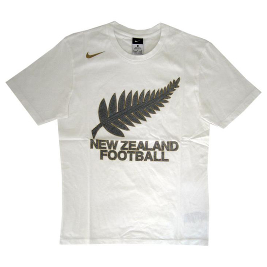 New Zealand All Whites VM 2010 T-shirt - Hvid