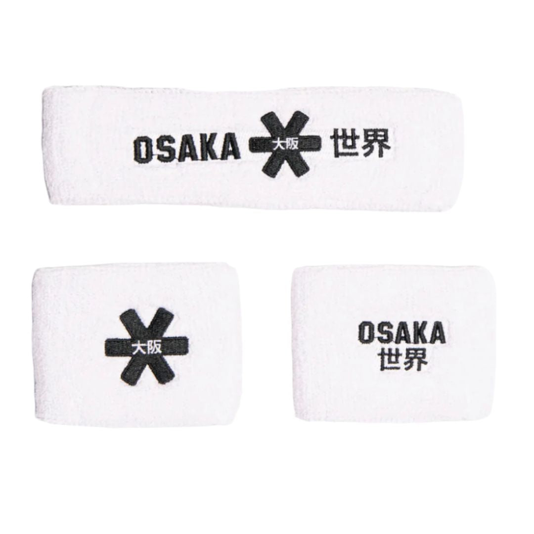 Osaka Svedbåndsæt i Hvid - Perfekt til Padel!