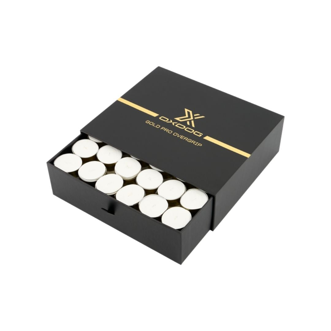 Oxdog Gold Pro Overgrips  60-pak  White