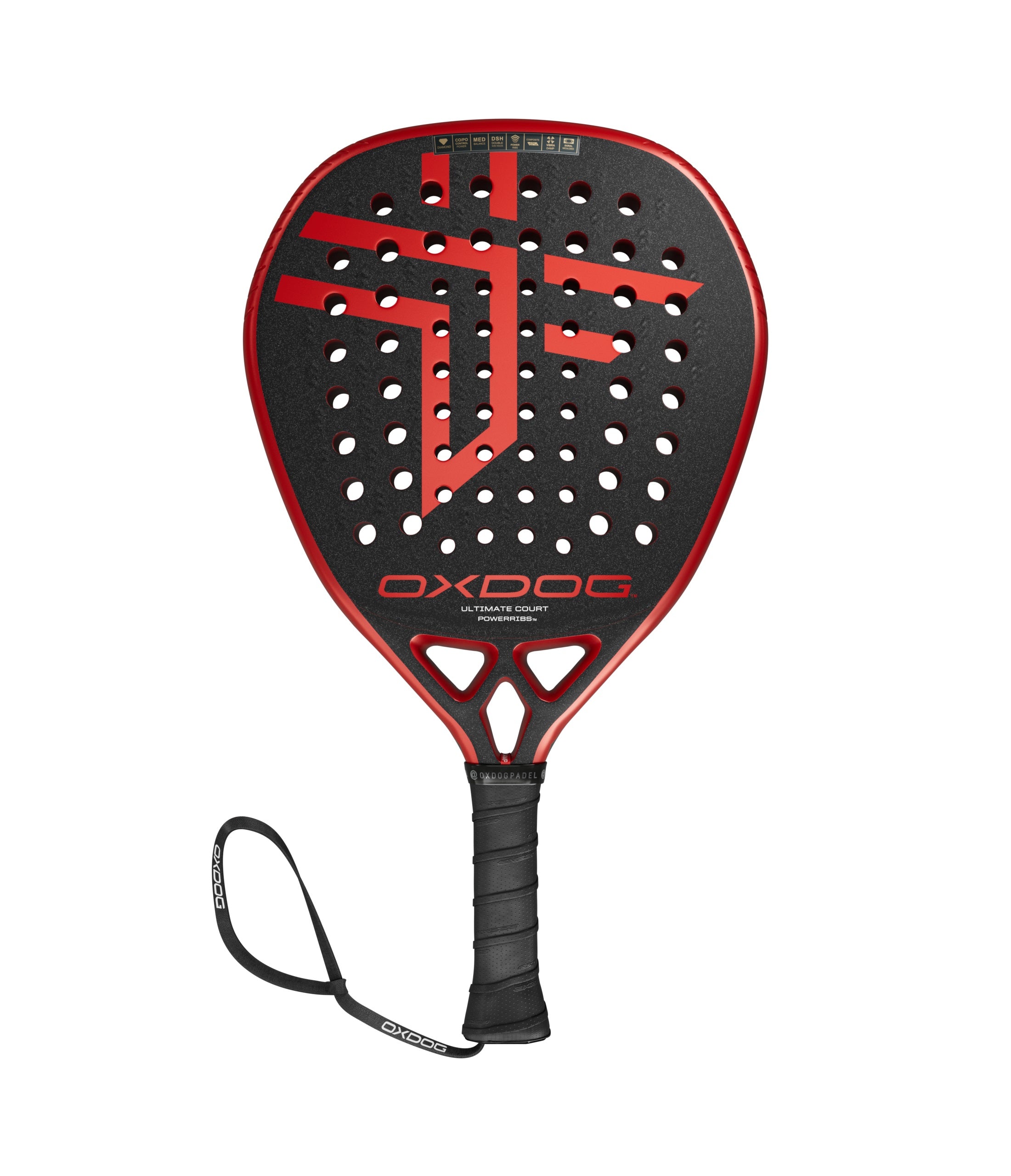 Oxdog Ultimate Court Padelbat til begyndere - Godt tilbud!