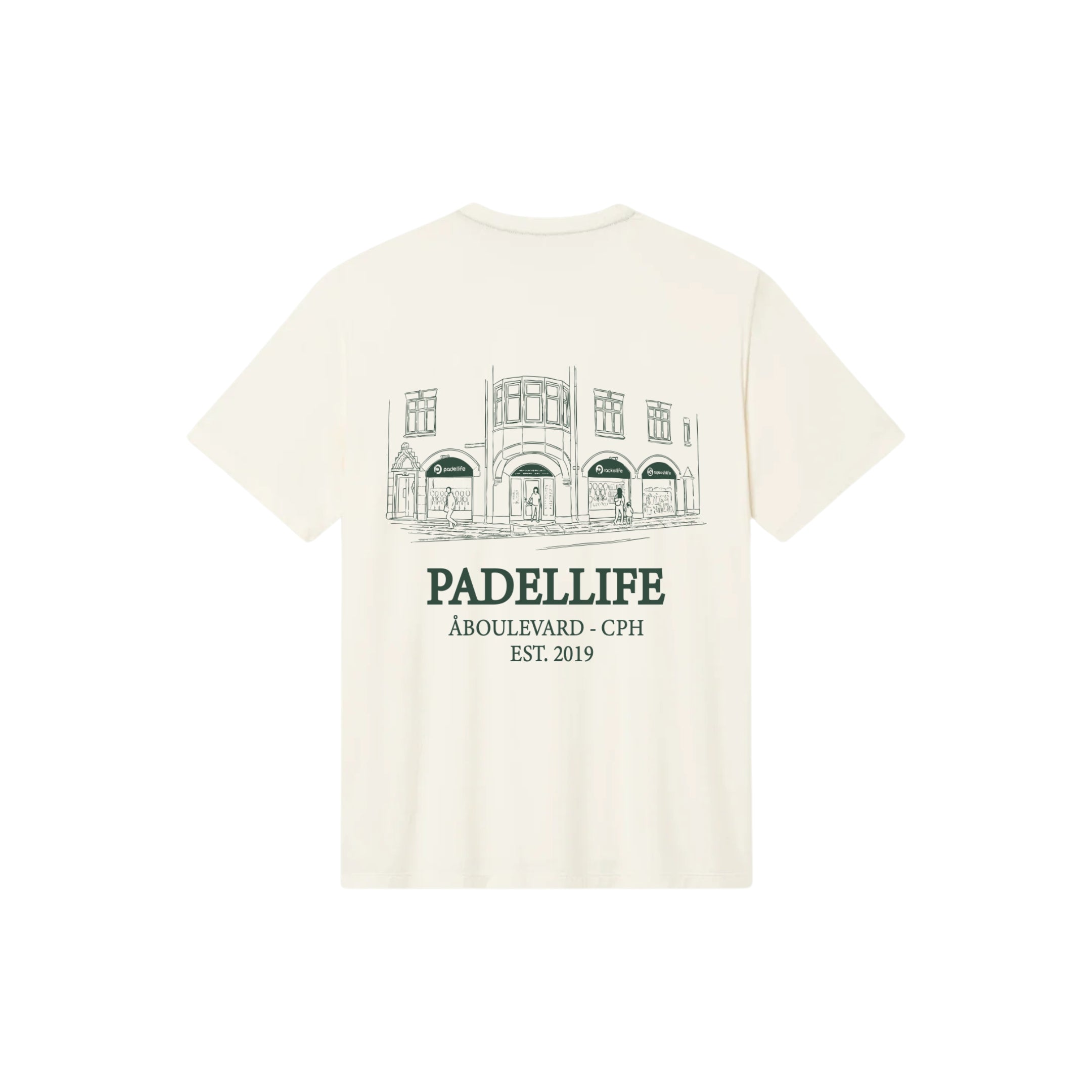 Padellife X Cuera Letvægts Limited Edition T-shirt - Off-white Army