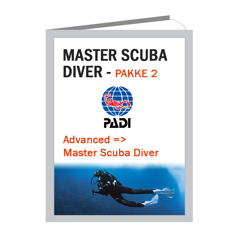 PADI Master Scuba Diver Pakke – Bliv dykkermester i dag!