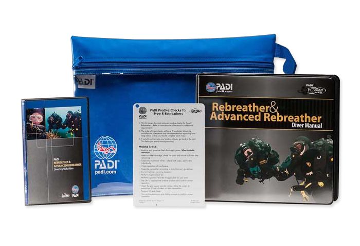 PADI Rebreather Manual med DVD til Dykkeruddannelse
