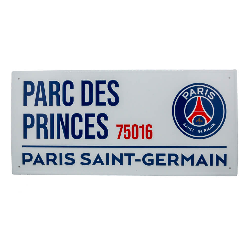 Paris Saint Germain Metal Vægskilt – Officiel Licens