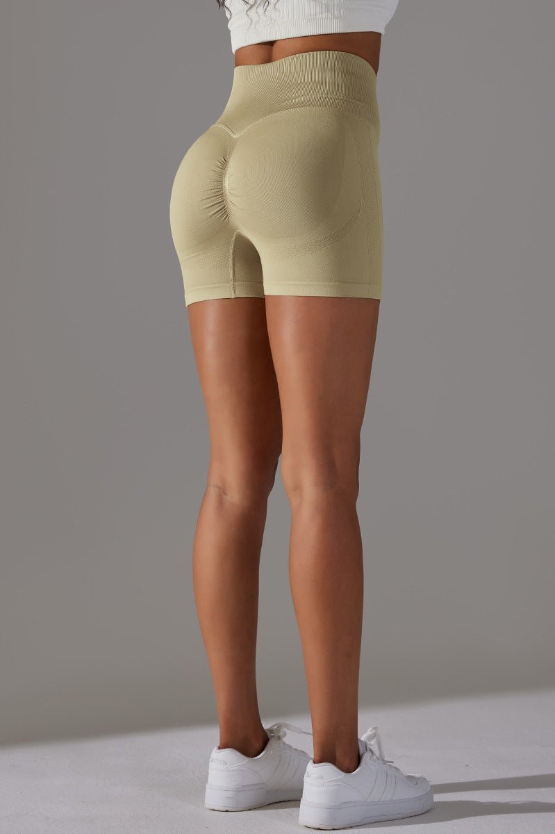 Performancepro Scrunch Shorts i Khaki - Komfortabel Stil