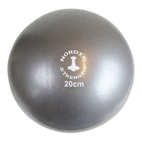 Grå Pilatesbold 20 Cm - Optimal til Træning!