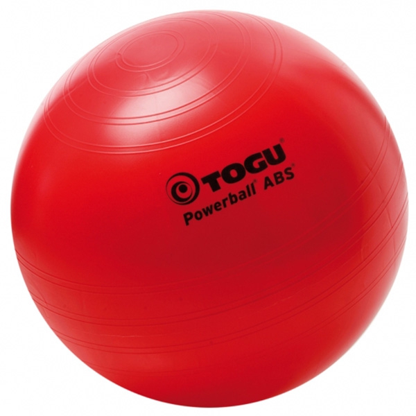 Power Træningsbold Ø65 cm – Rød til Fitness og Pilates