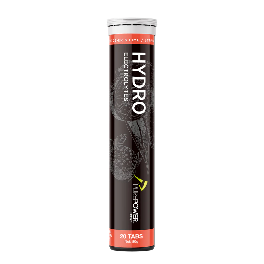 Purepower Hydrotabs Elektrolytter - Jordbær Lime Smag
