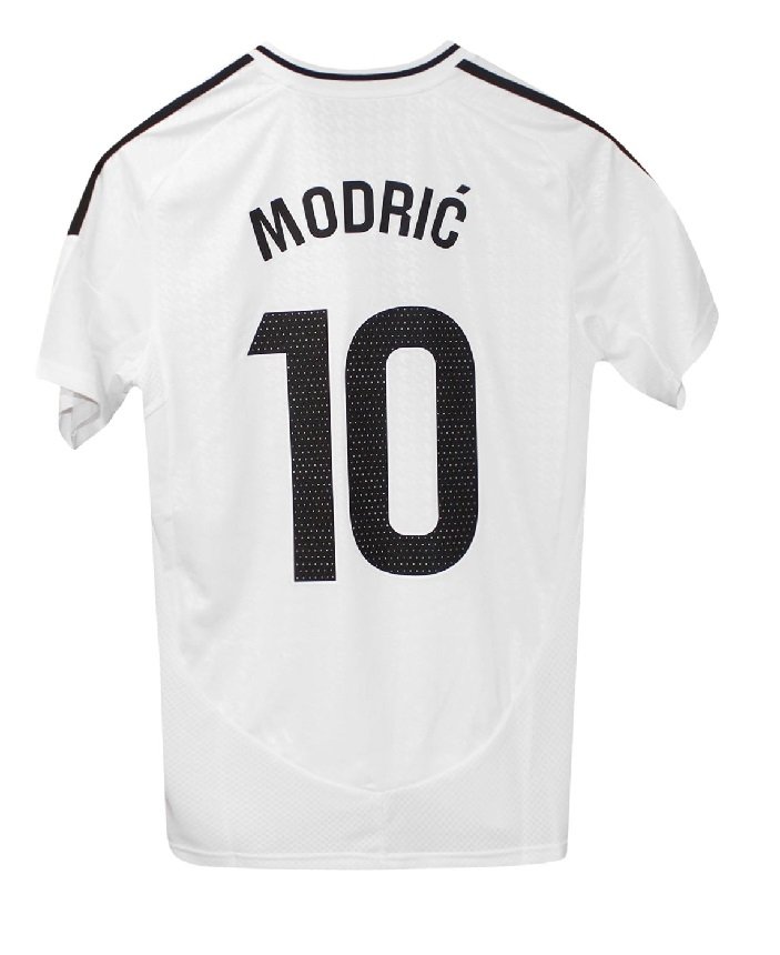 Real Madrid Home Jersey 2024 25 Vini Jr  La Liga Ucl Badges-