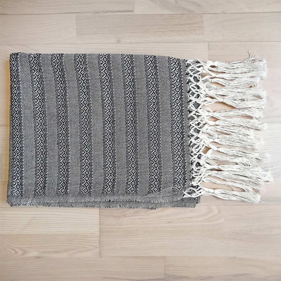 Rebozo Tørklæde Emma – Ergonomisk Mor Støtte i Sort