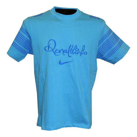 Ronaldinho R10 Sommer Top i Blå - Fantastisk Tilbud!