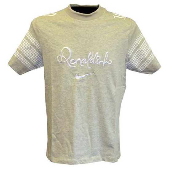 Ronaldinho R10 Sommer Top – Grå-hvid til specialpris!