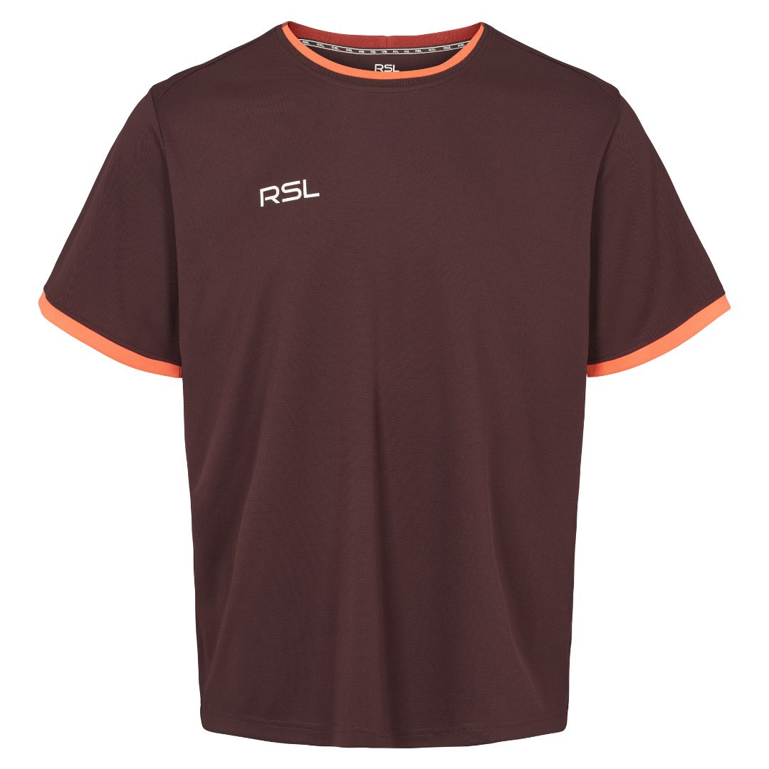 Rsl Draco Junior Badminton T-shirt i Bourgogne - Fantastisk tilbud!