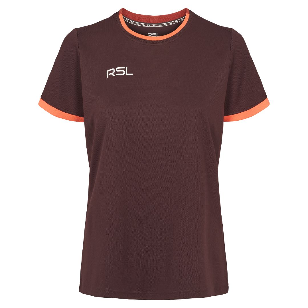 Rsl Draco T-shirt til kvinder i burgunder – Fantastisk tilbud!