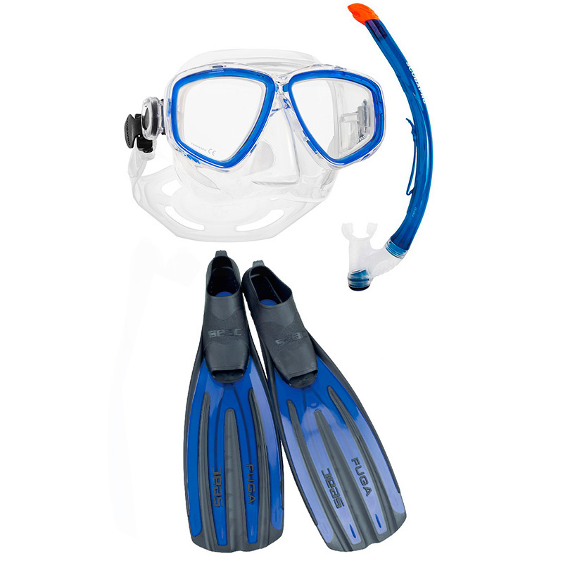 Snorkelsæt Bronze med Finner – Ideelt til Snorkling Eventyr!