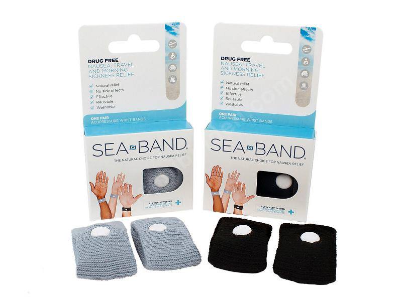 Sea-Band Akupressurarmbånd – Grå Kvalmelindring