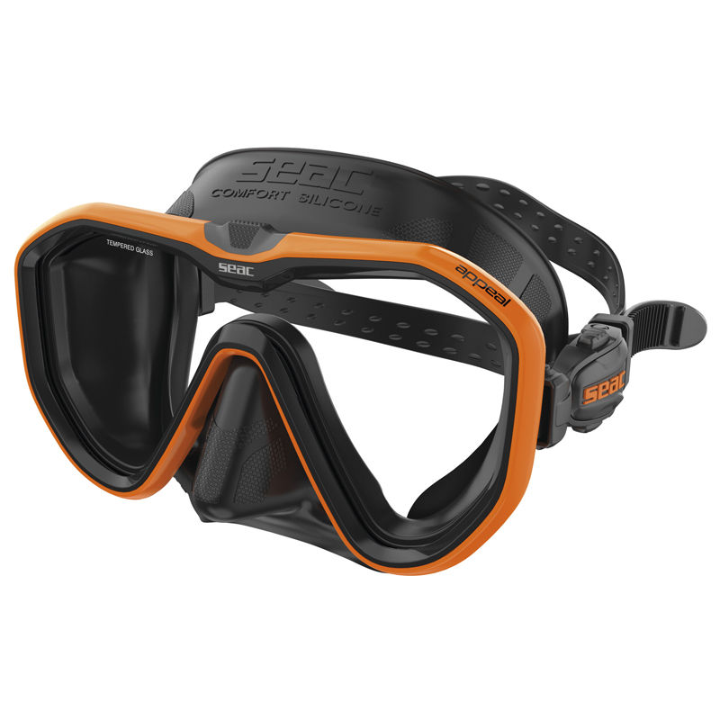 Seac Dykkermaske Appeal Asian Fit   Bl Orange