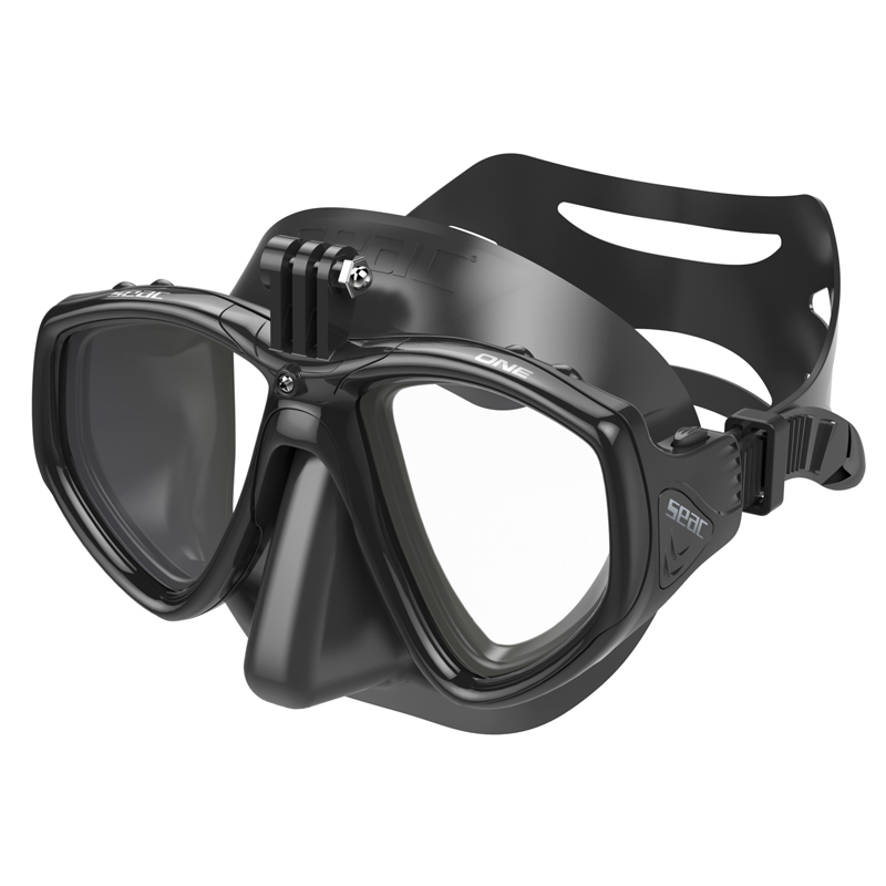 Seac Dykkermaske One Pro   Bl Action Cam Support