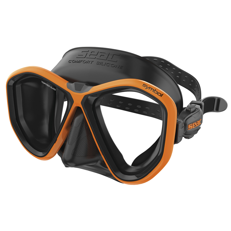 Seac Dykkermaske Symbol Asian Fit   Bl Orange