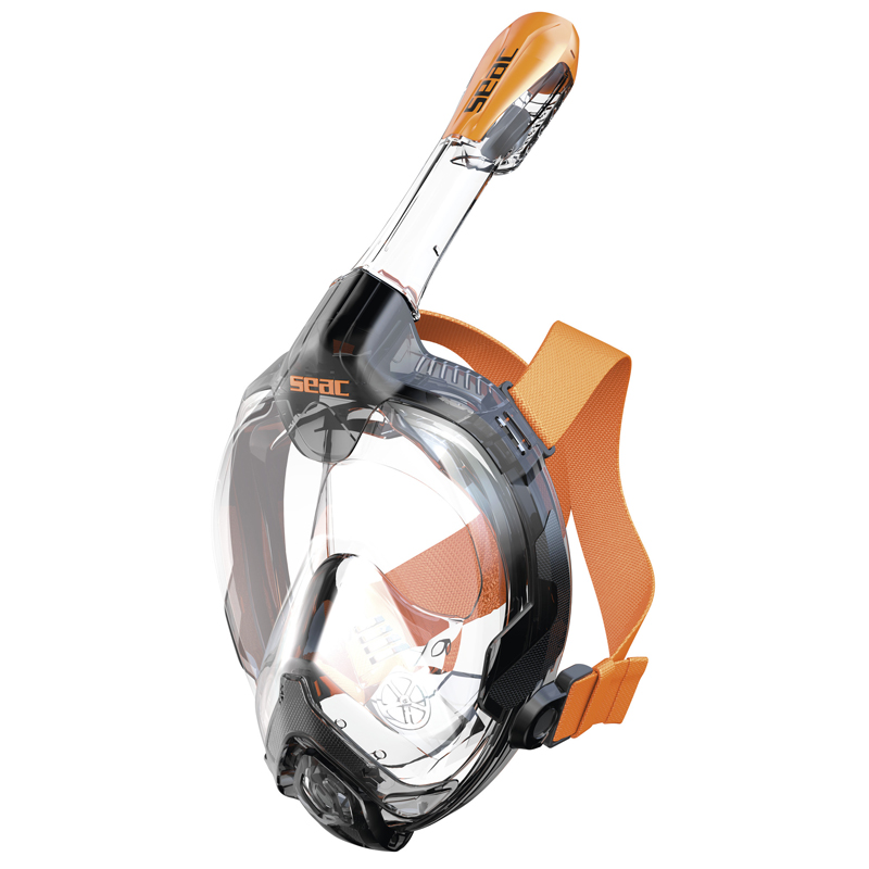 Seac Fullface Maske Libera       Kl Sort Orange