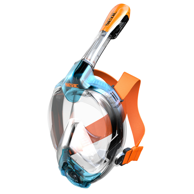 Seac Fullface Maske Libera Xs        Kl Blå Klar Orange