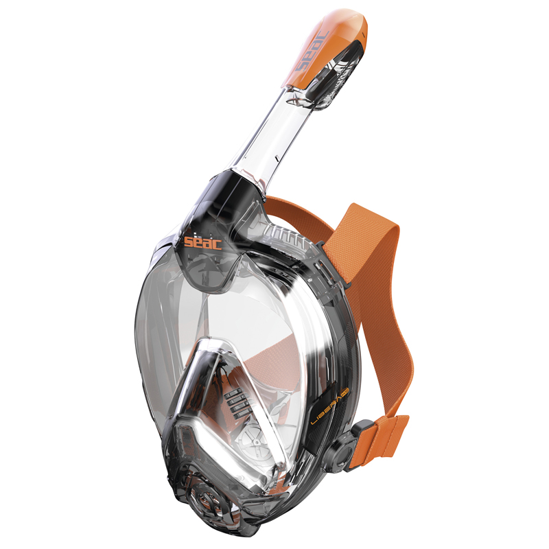 Seac Fullface Maske Libera Xs        Kl Sort Orange