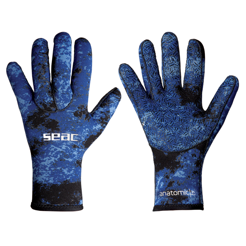 Seac Handsker Anatomic Camo Blå