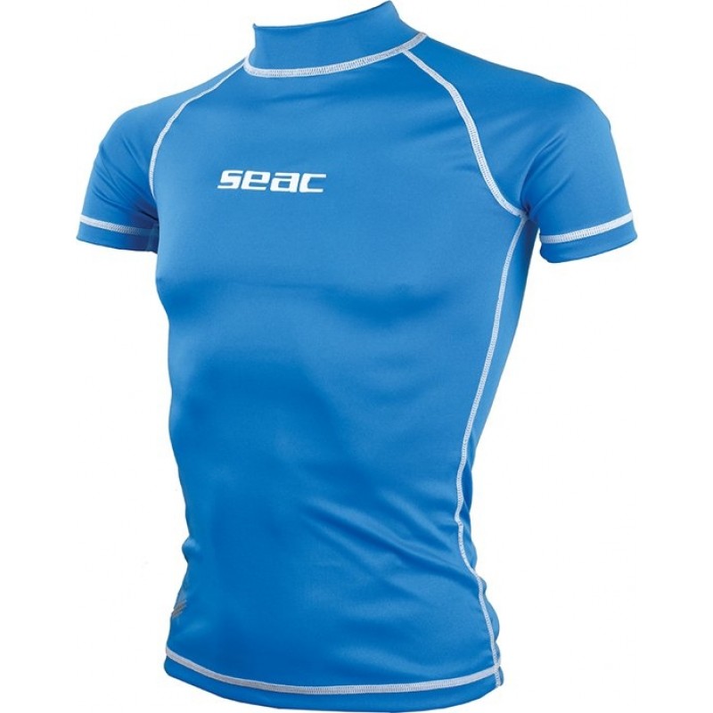 Seac T-Sun Rash Guard til mænd – Blå UV-beskyttelse