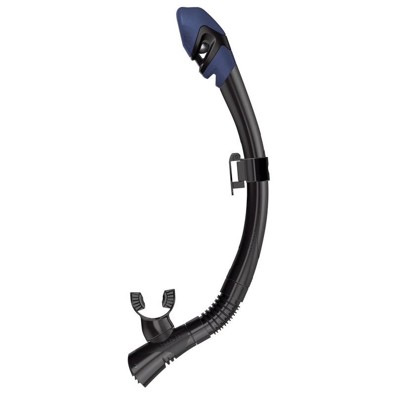 Seac Snorkel Fast Tech Dry   Bl Sort Blå