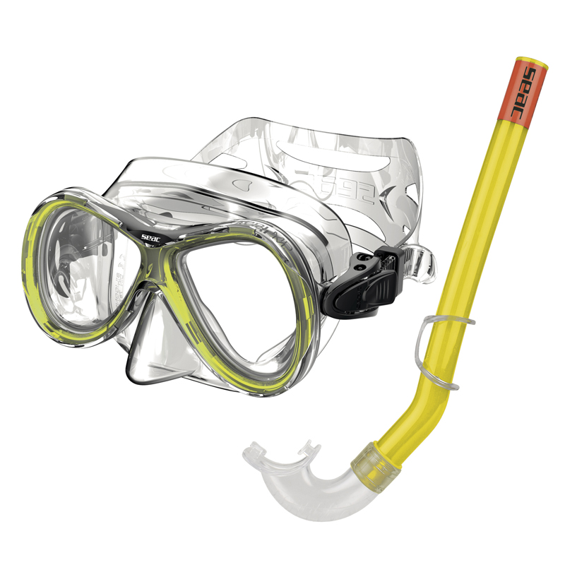 Seac Snorkelsæt Capri Md Slt Gul