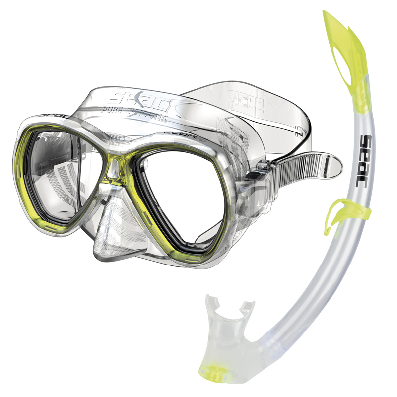 Seac Snorkelsæt Elba Md Wv   Kl Gul