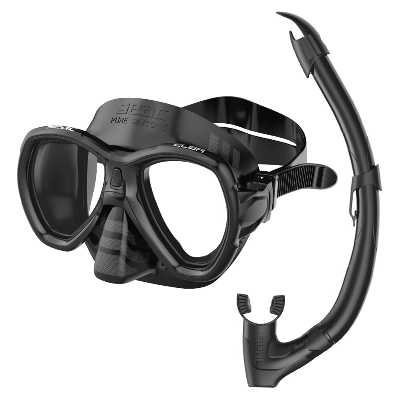 Seac Snorkelsæt Elba Wv   Bl Sort