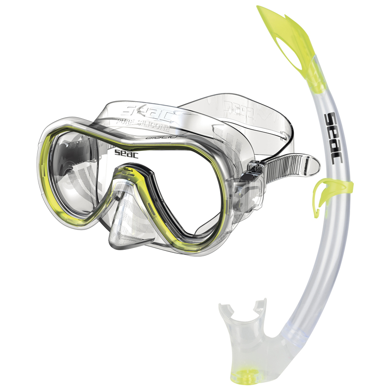 Seac Snorkelsæt Giglio Md Wv   Kl Gul
