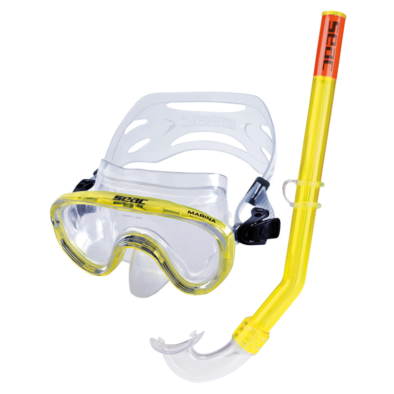 Seac Snorkelsæt Marina Slt Gul