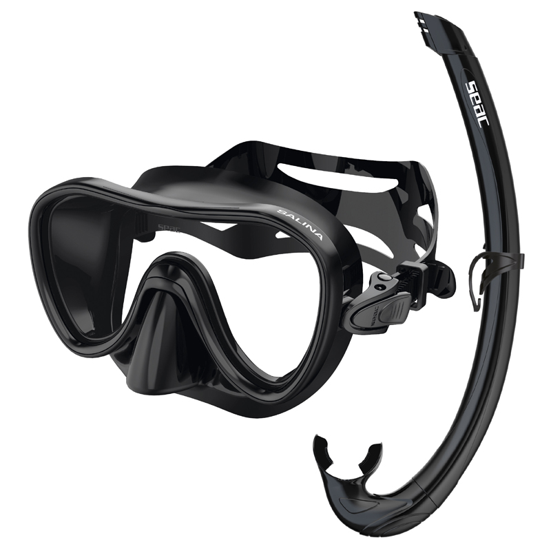 Seac Snorkelsæt Salina Top   Bl Sort