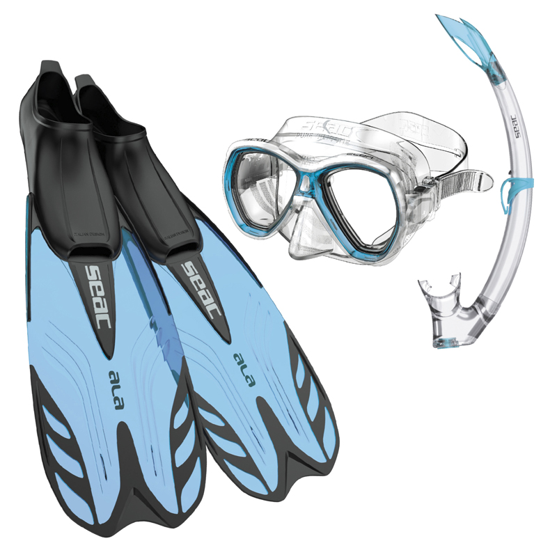 Seac Snorkelsæt Tris Ala   Kl Aquamarine
