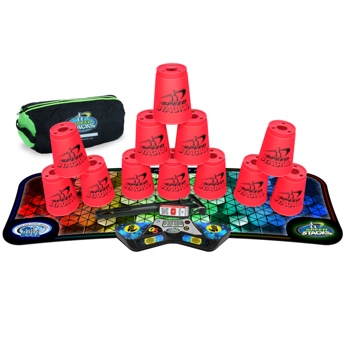 Speed Stacks Komplet Sæt – Pink Tilbud! Effektiv træning!