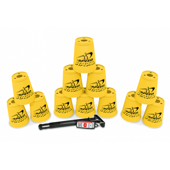 Gule Speed Stacks Kopper til Speedstacking - Udsalg!