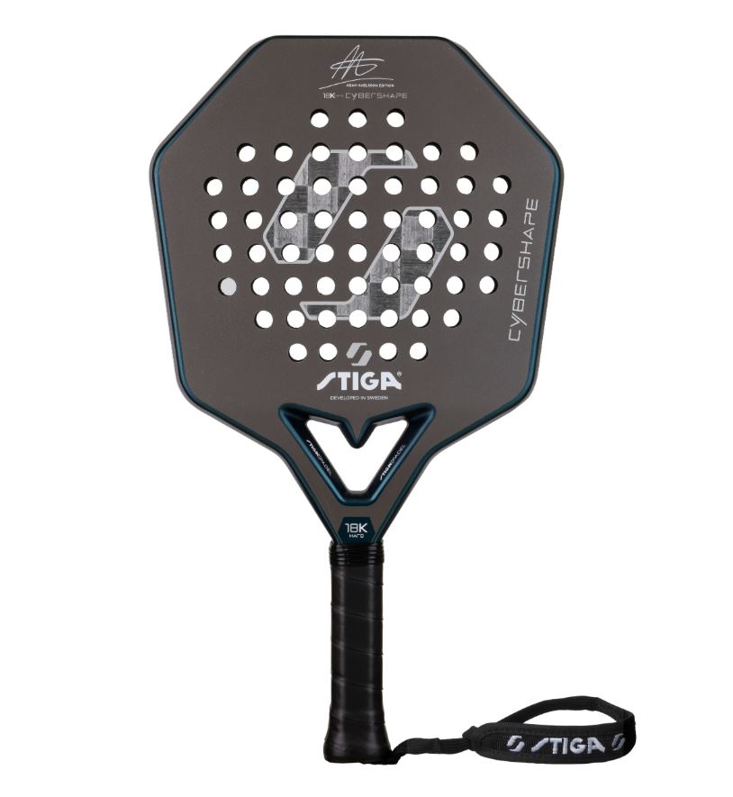 Stiga Cybershape 18K Hard Adam Axelsson Padelbat