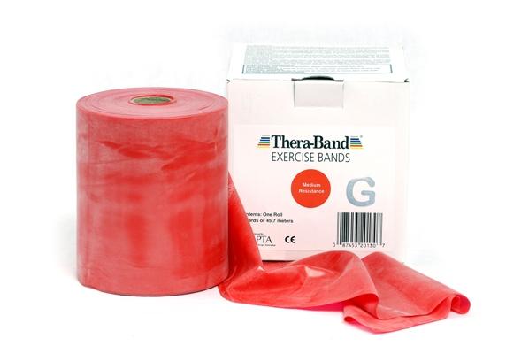 Thera-band Rød Træningselastik 45 m - Optimal træning!