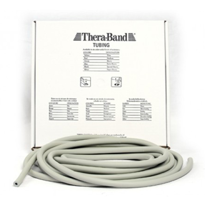 Thera-band Tubing Sølv 30,5 m – Intensiv Træning!