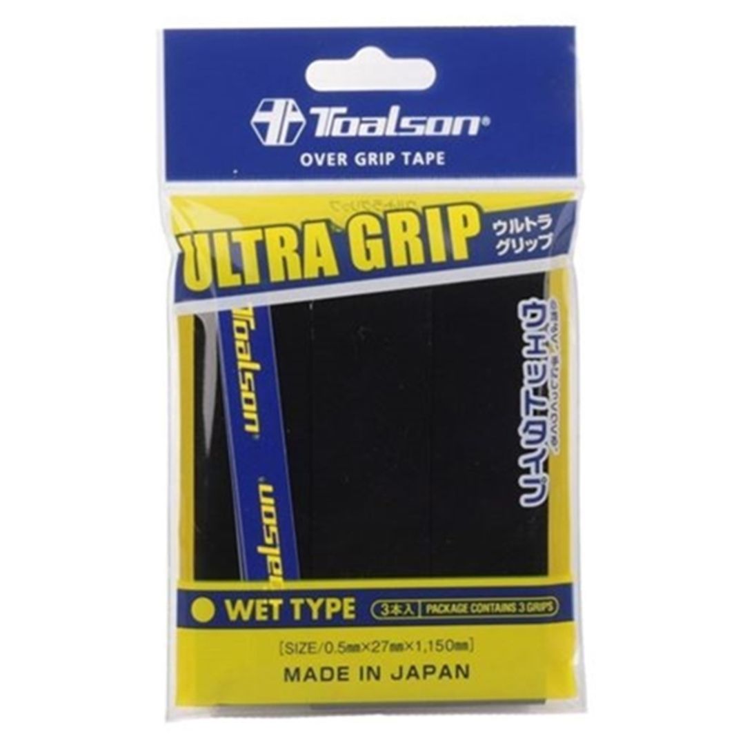 Toalson Ultra Grip 3-pak - Sort Padelgreb på tilbud!
