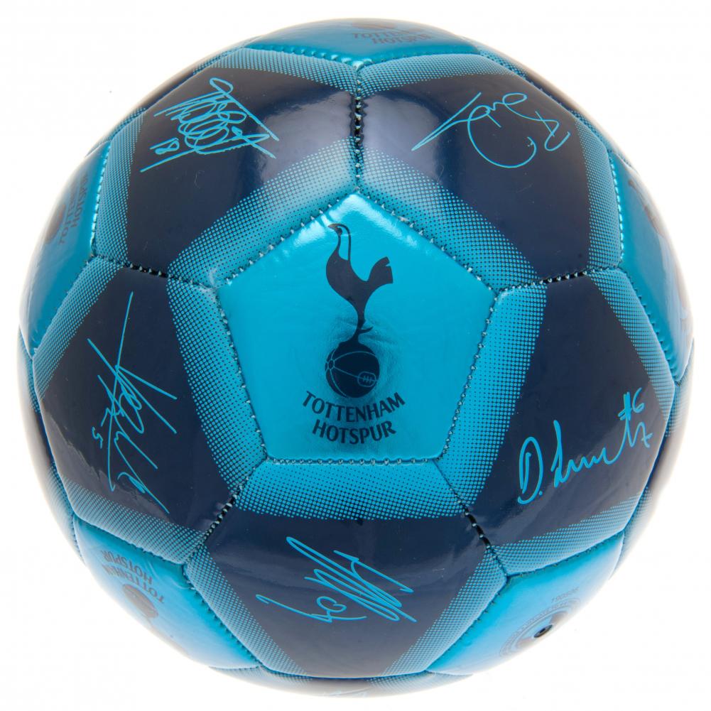 Tottenham Hotspur FC Fodbold med Autografer - Samlerobjekt