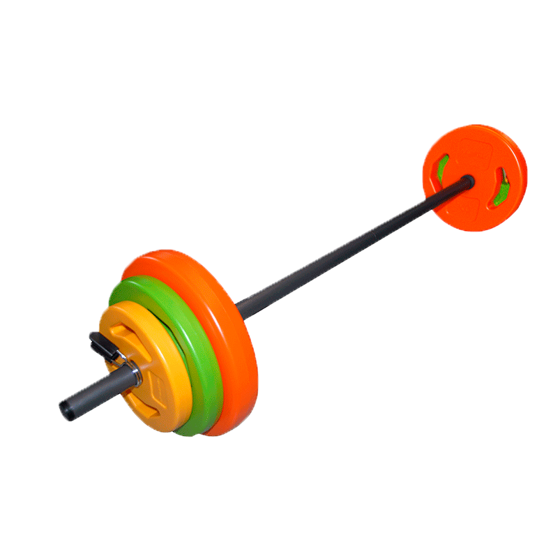 Vægtstangsæt 20 Kg - Perfekt til hjemme træning!