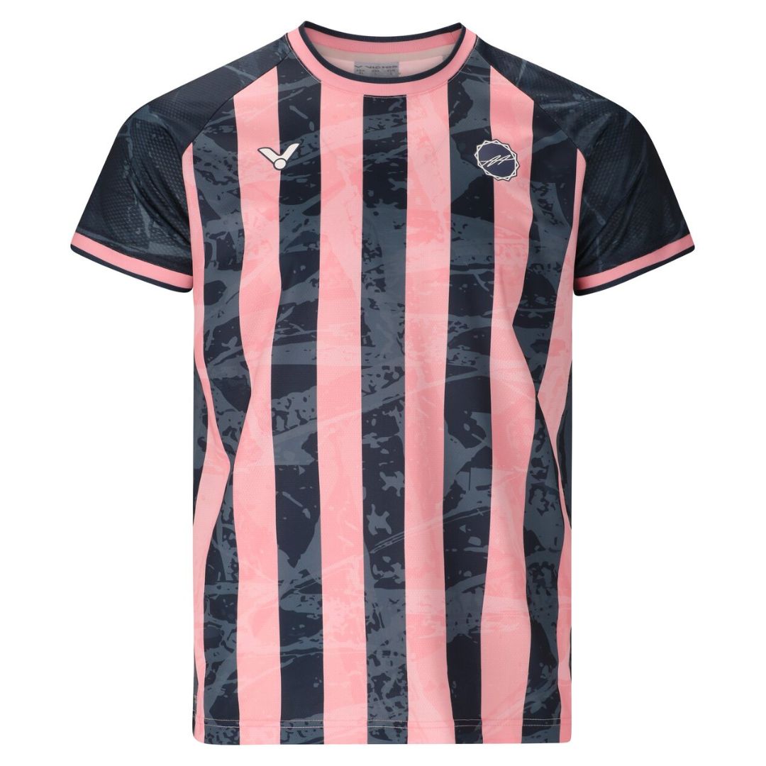 Victor T-shirt Navy – Udsalg til Badmintonspillere
