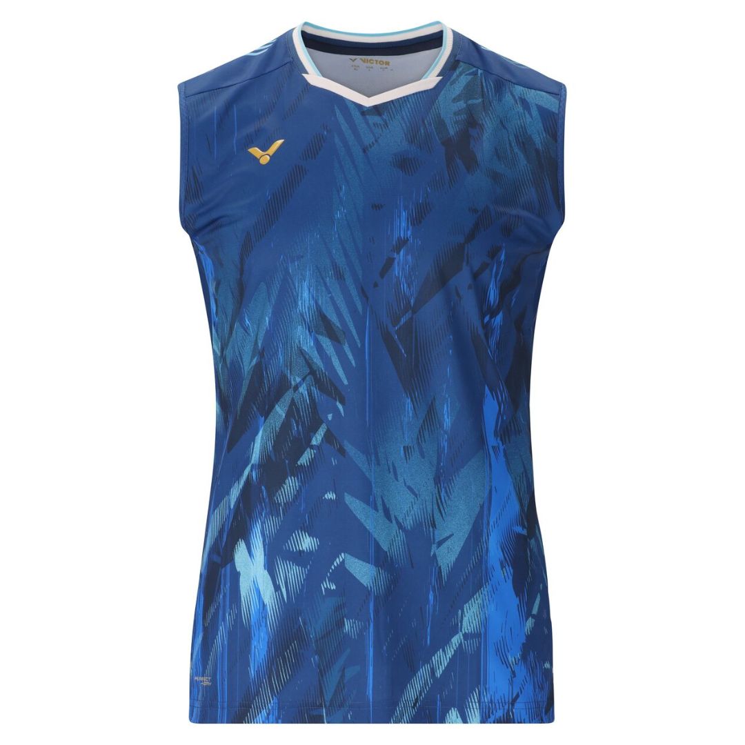 Victor T-55001 ærmeløs T-shirt i marineblå – Fantastisk tilbud!