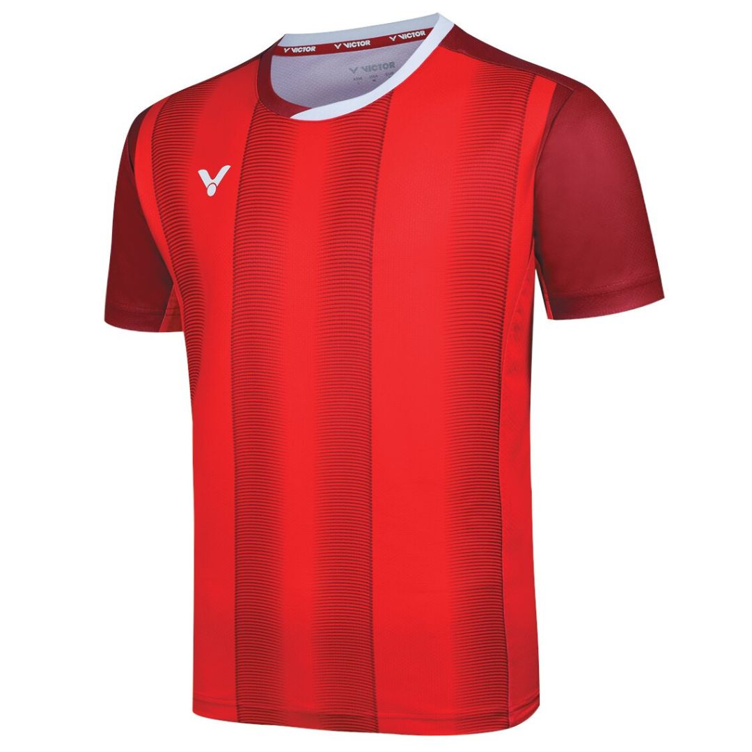 Victor T-52000TD DK Junior Badminton T-shirt - Rød Udsalg