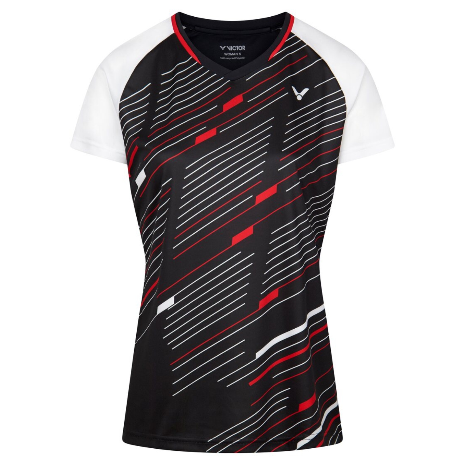 Victor T-44101 Dame T-shirt i Sort – Fantastisk Tilbud!