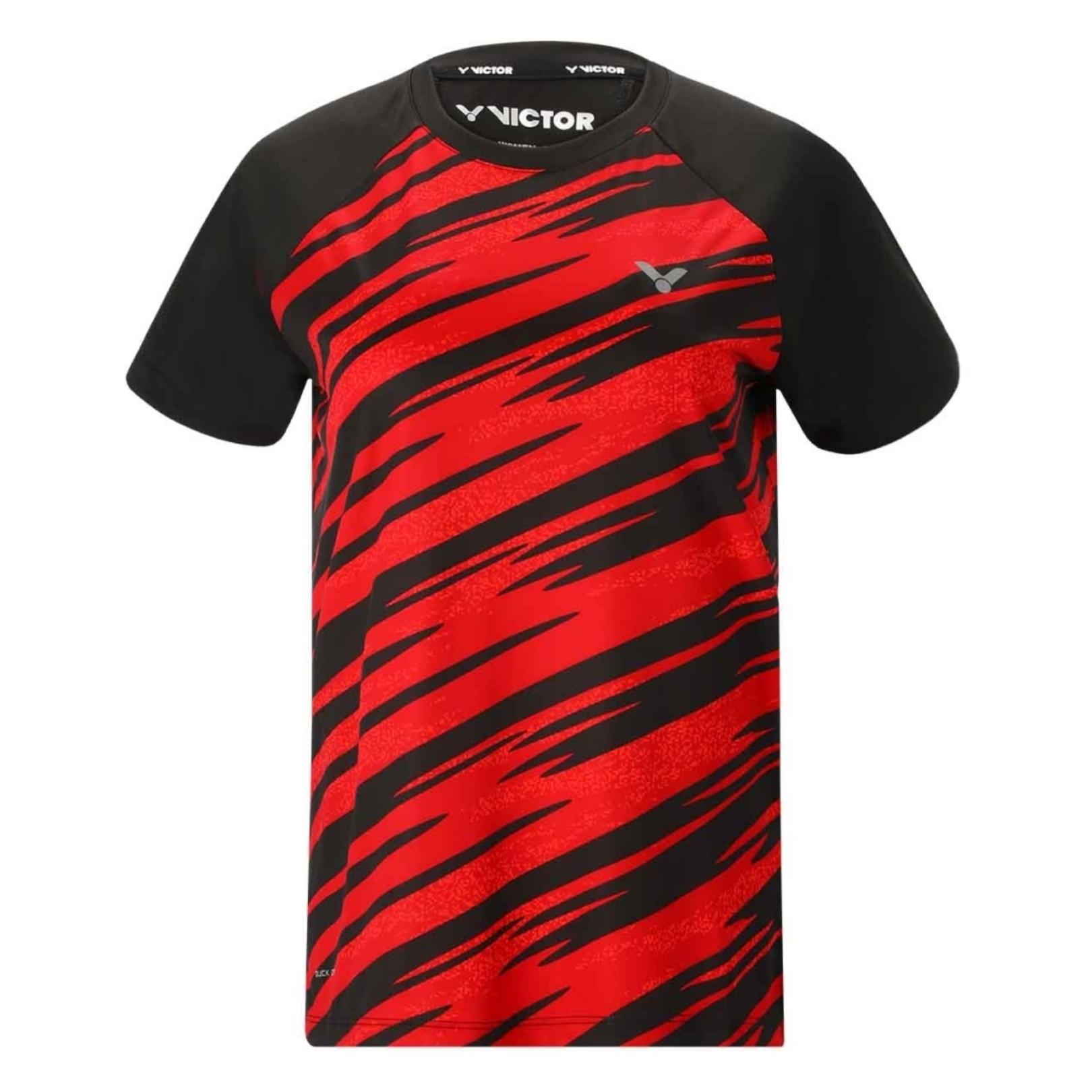 Victor Viola Badminton T-shirt til kvinder - Kinesisk Rød